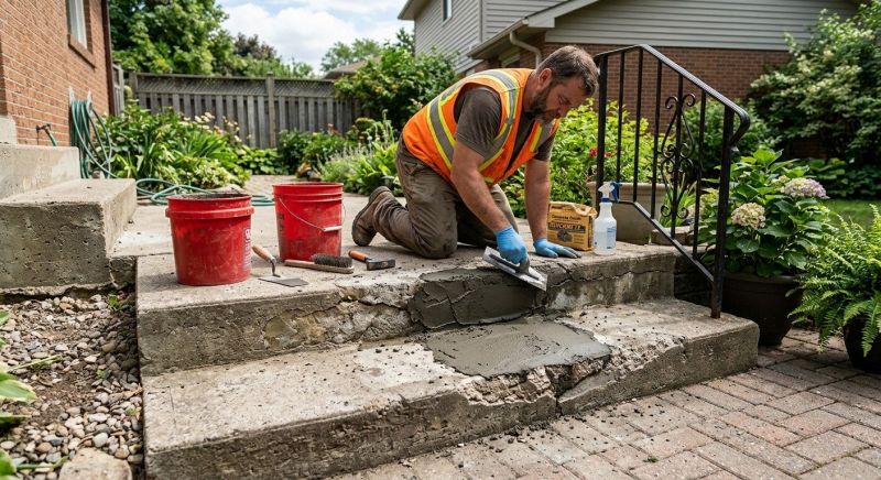 Concrete Stairs Repair in Des Moines, IA
