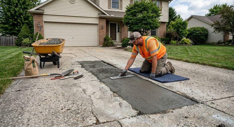 Driveway Spalling Repair in Corpus Christi, TX